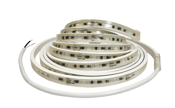Nora Lighting NUTP13-W96-4-12-930/HW Custom Cut 96-ft 4-in 120V Continuous LED Tape Light, Lumens 330lm / 3.6W per foot, Color Temperature 3000K, w/ Mounting Clips & 8' Hardwired Power Cord