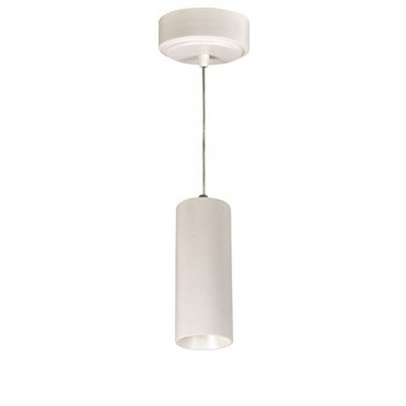 Nora Lighting NYLM-2C30XWWLE3A 2 Inch iLENE Cable Pendant Mount Mini Cylinder 1000lm 15W 3000K White Finish Triac/ELV (120V) Dimming Compatible