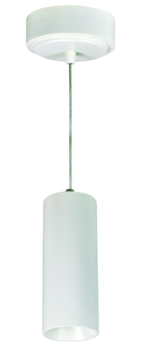 Nora Lighting NYLM-2C40XWWLE4A 2" iLENE Cable Mount Mini Cylinder, Lumens 1000lm, 14W, Color Temperature 4000K, 20V Triac/ELV/0-10V & 277V 0-10V Dimming, White Finish