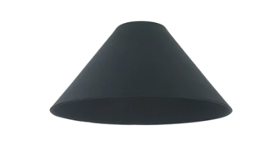Nora Lighting NYLM-2CONEBB 2" iLENE Fixture Cone Shade, Black Finish
