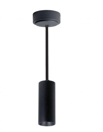Nora Lighting NYLM-2ST35XBBLE3A/12 2 Inch iLENE LED Mini Cylinder, 12 Inch Stem Mounted, Lumens 1000lm / 14W, Color Temperature 3500K , Black Finish 120V Triac/ELV Dimming
