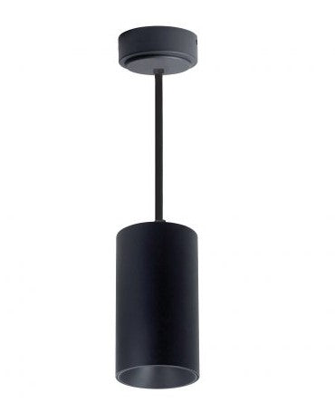 Nora Lighting NYLM-3ST30XBBLE4/12 3 Inch iLENE LED Mini Cylinder, 12 Inch Stem Mounted, Lumens 1500lm / 30W, Color Temperature 3000K , Black Finish 120V Triac/ELV/0-10V & 277V 0-10V Dimming