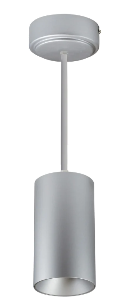 Nora Lighting NYLM-3ST35XSSLE4/84 3" iLENE 84" Stem Mount Mini Cylinder, Lumens 1500lm, 30W, Color Temperature 3500K, 120V Triac/ELV/0-10V & 277V 0-10V Dimming, Silver Finish