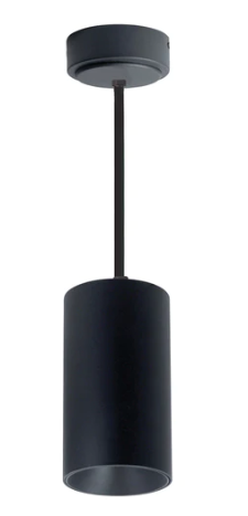 Nora Lighting NYLM-3STCDXBBLE4/48 3" iLENE 48" Stem Mount Mini Cylinder, Lumens 725lm, 30W, Color Temperature Comfort Dim, 120V Triac/ELV/0-10V & 277V 0-10V Dimming, Black Finish