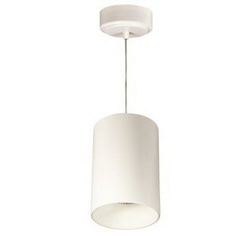 Nora Lighting NYLM-5C40XWWLE4 5 Inch iLENE Cable Pendant Mount Mini Cylinder 2000lm 40W 4000K White Triac/ELV (120V) & 0-10V (120/277V) Dimming