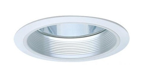 ELCO Lighting EL830W 8 Inch CFL Horizontal Reflector with Baffle 42W White Finish