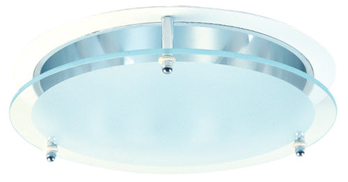 ELCO Lighting EL836G 8 Inch Reflector with Suspended Glass Trim Gold with White Ring Finish