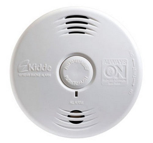 Kidde P3010B Worry-Free Bedroom Sealed Lithium Battery Power Smoke Alarm 6 Pack