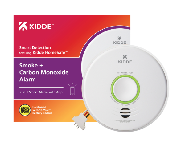 Kidde Battery Operated Smoke & Carbon Monoxide Detector with LED
