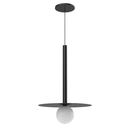 Kuzco Lighting PD15519-BK LED 19 Inch Elixir Pendant Ceiling Light Black Finish