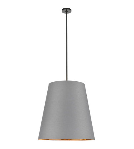 Alora Lighting PD311025UBGG Calor 3 Light 25 inch Bronze/Gray/Gold Pendant Ceiling Light
