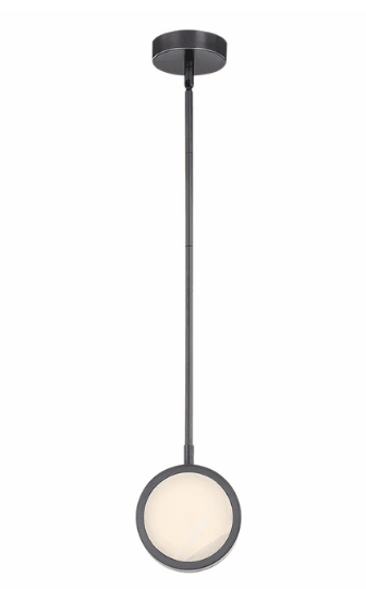 Alora Lighting PD325106UBAR Blanco Mini 7.5 Inches Modern LED Mini Hanging Ceiling Light, Urban Bronze Finish
