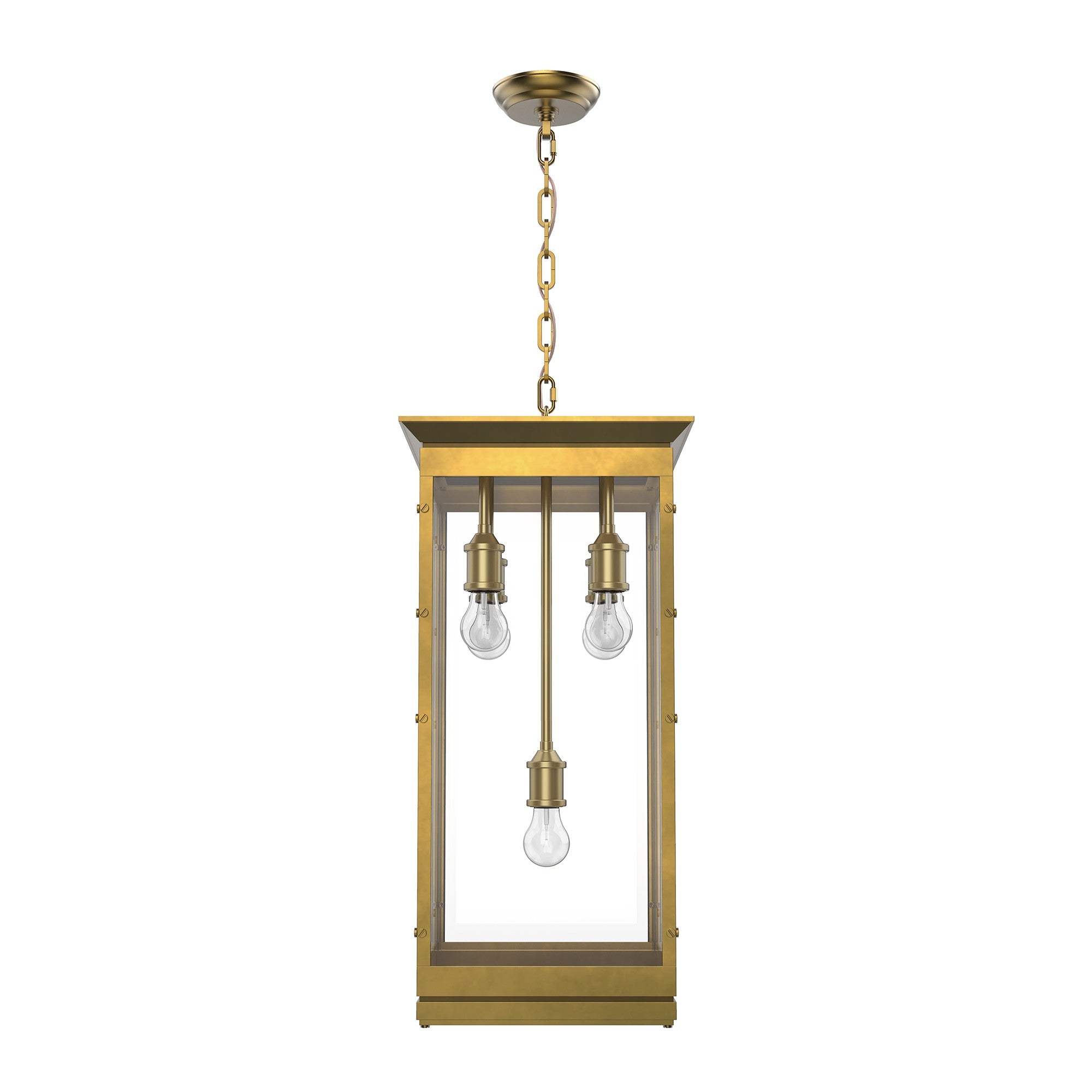 Alora Lighting PD351018VB LED Douglas Pendant Ceiling Light Vintage Brass Finish