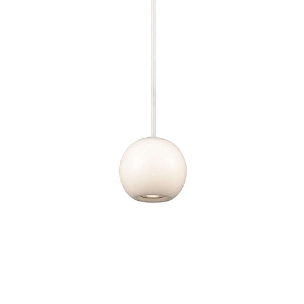 Kuzco Lighting PD47603-WH LED Europa 4 Inch Pendant Ceiling Light White Finish