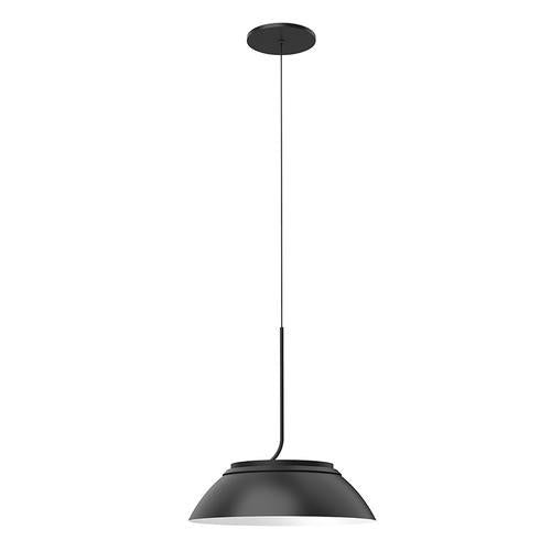 Kuzco Lighting PD51212-BK/WH LED Magellan 12 Inch Pendant Ceiling Light Black and White Finish