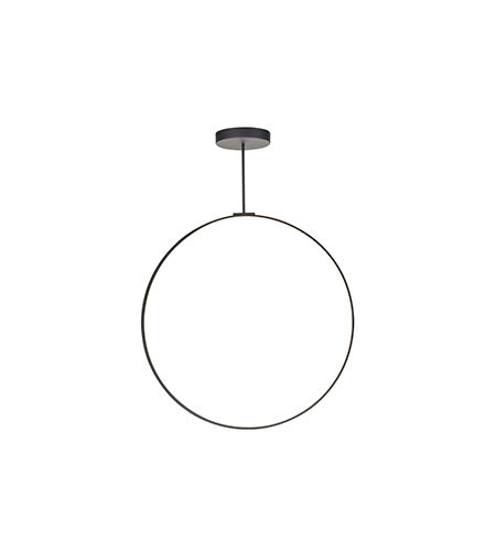 Kuzco Lighting PD82536-BK LED 36 Inch Cirque Pendant Ceiling Light Black Finish