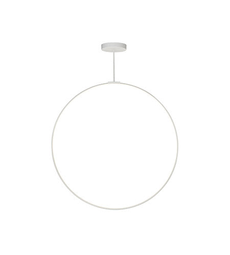 Kuzco Lighting PD82548-WH LED 48 Inch Cirque Pendant Ceiling Light White Finish