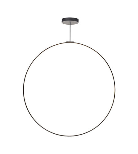 Kuzco Lighting PD82560-BK LED 60 Inch Cirque Pendant Ceiling Light Black Finish