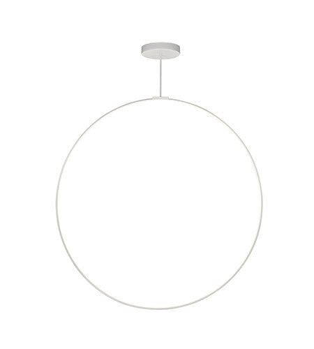 Kuzco Lighting PD82560-WH LED 60 Inch Cirque Pendant Ceiling Light White Finish
