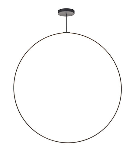 Kuzco Lighting PD82572-BK LED 72 Inch Cirque Pendant Ceiling Light Black Finish