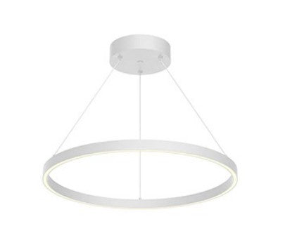 Kuzco Lighting PD87124-WH LED 52W Cerchio Pendant Ceiling Light 3000K White Finish