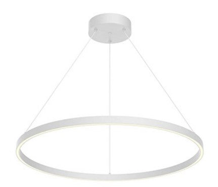 Kuzco Lighting PD87132-WH LED 65W Cerchio Pendant Ceiling Light 3000K White Finish