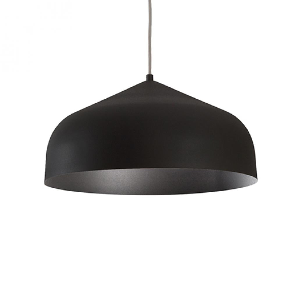 Kuzco Lighting PD9117-BK/BK LED 17 Inch Helena Pendant Ceiling Light Black/Black Finish