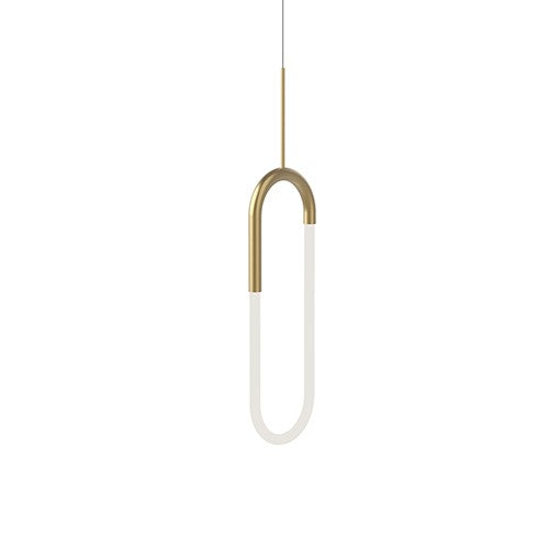 Kuzco Lighting PD95108-BG LED Huron Pendant Light Brushed Gold Finish