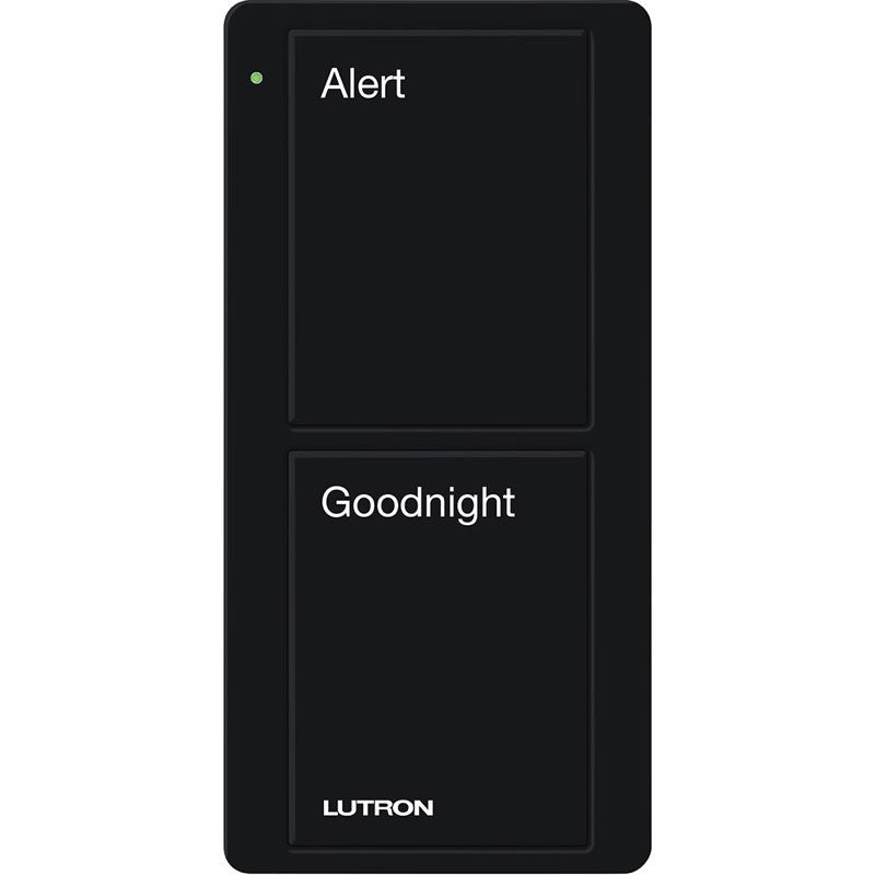 Lutron PJ2-2B-GBL-P02 Lutron Pico Wireless Control - 2-Button Bedroom Scene - Black