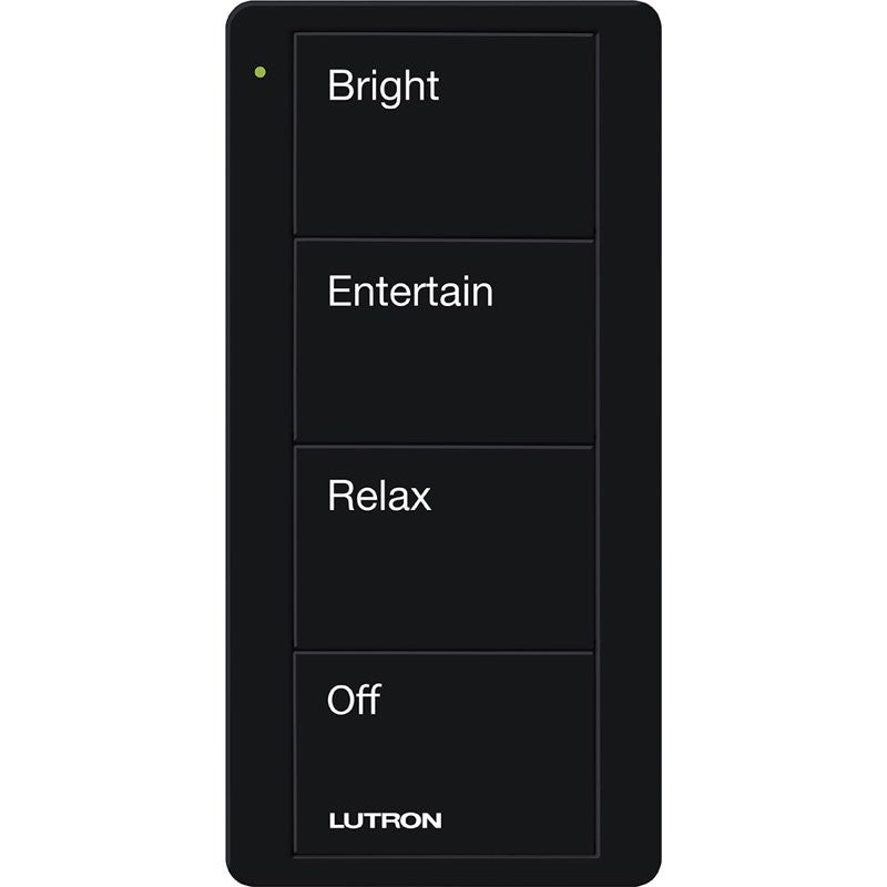 Lutron PJ2-4B-GBL-P03 Lutron Pico Wireless Control - 4-Button Any Room Scene - Black