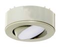 Westgate PL120ADJ-40K-BN LED Adjustable Puck Lights 4.5W 250Lm 120V 4000K Brushed-Nickel Finish