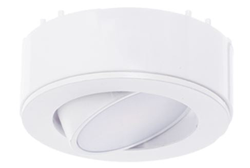 Westgate PL120ADJ-50K-WH LED Adjustable Puck Lights 4.5W 250Lm 120V 5000K White Finish