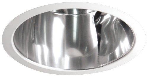 ELCO Lighting EL738C 7 Inch Wall Wash Reflector Trim Clear with White Ring Finish