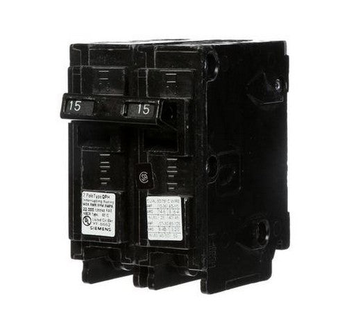 Siemens Q215 15 Amp Thermal Magnetic Plug-In Circuit Breaker 10 KA 240 VAC - BuyRite Electric