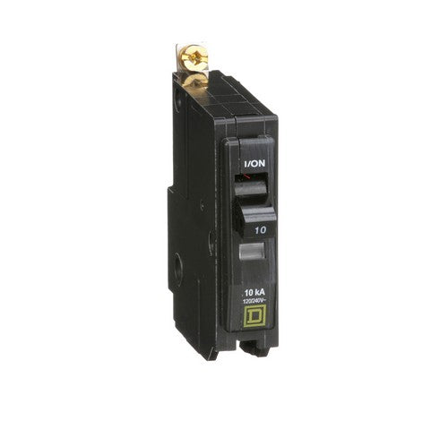 Square D QOB110 10 Amp Miniature Circuit Breaker 120~240 VAC - BuyRite Electric