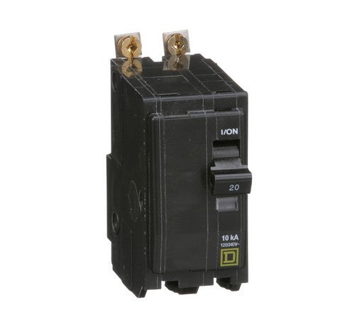 Square D QOB220 20 Amp Miniature Circuit Breaker 10 KA 120~240 VAC - BuyRite Electric