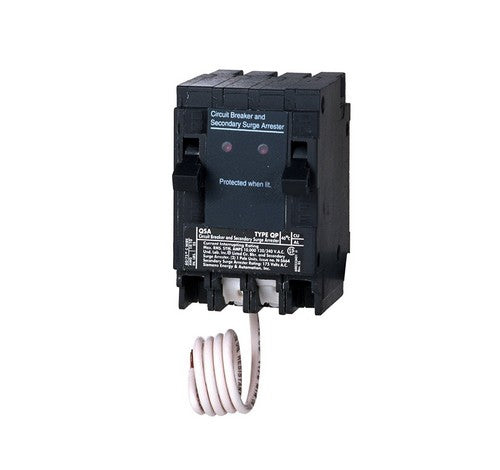 Siemens QSA1515SPD Two 15-Amp Single-Pole Type QP Surge Protection Circuit Breaker - BuyRite Electric