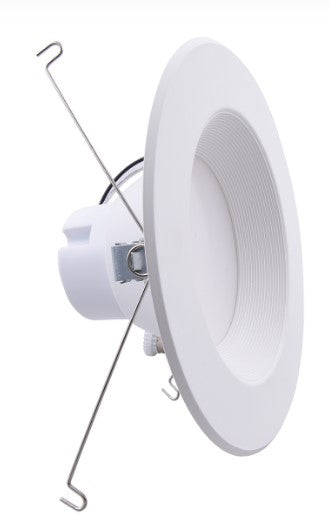 Westgate RDPF6-MCTP LED 6 Inch Environmental Baffle Composite Recessed Light Trim 5CCT Selectable, Power Adjustable, Voltage 120V