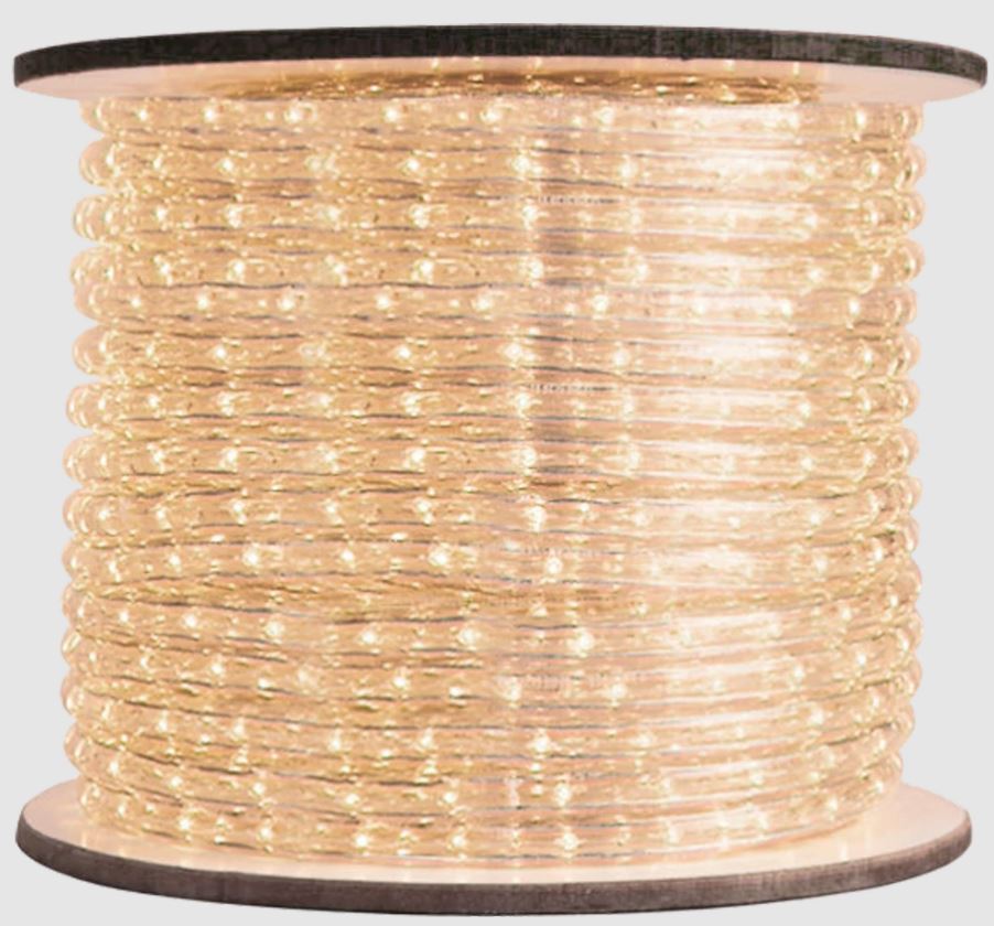 ABBA Lighting USA RL100-3000K LED Low Voltage Outdoor Rope Lights 50 FT IP65 3000K