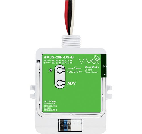 Lutron RMJS-20R-DV-B Vive PowPak Wireless Receptacle Control Relay Module - BuyRite Electric