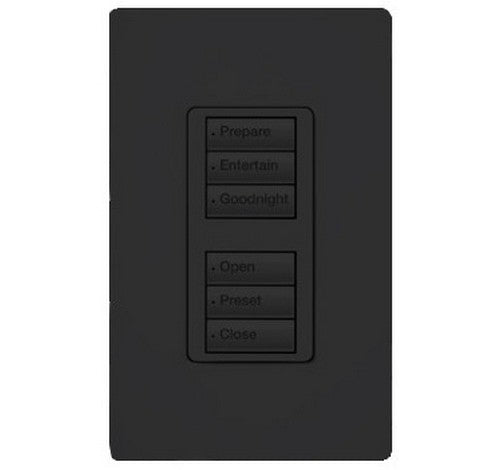 Lutron RRD-W3BD Series 0.5 Amp 3-Button Wall Mount with Prepaid Engraving Wireless Designer Keypad 120 VAC