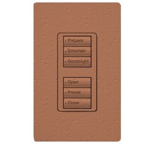 Lutron RRD-W3BD Series 0.5 Amp 3-Button Wall Mount with Prepaid Engraving Wireless Designer Keypad 120 VAC