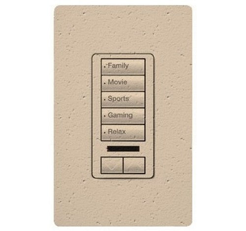 Lutron RRD-W5BRLIR Series RadioRA® 2 Maestro® Wall-Mount Designer Keypad 120 VAC