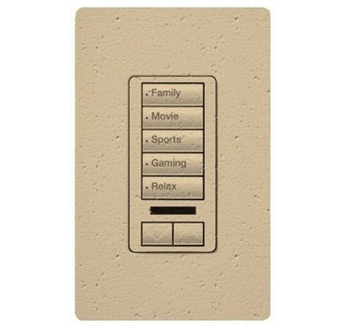 Lutron RRD-W5BRLIR Series RadioRA® 2 Maestro® Wall-Mount Designer Keypad 120 VAC