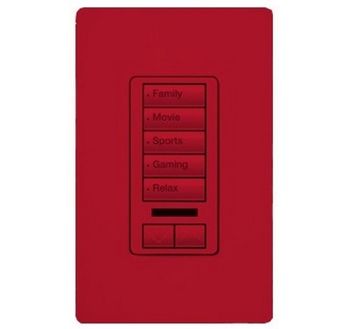 Lutron RRD-W5BRLIR Series RadioRA® 2 Maestro® Wall-Mount Designer Keypad 120 VAC