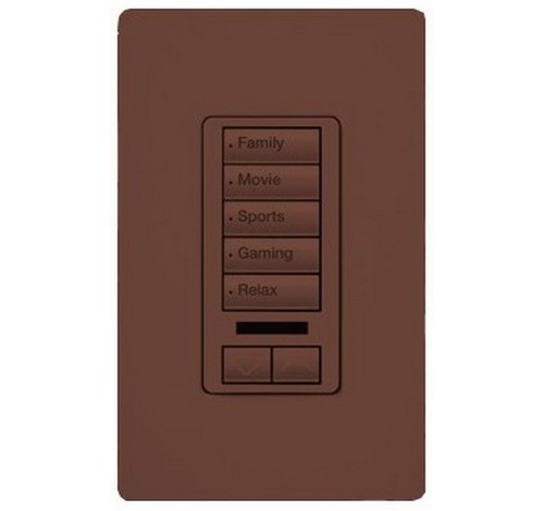 Lutron RRD-W5BRLIR Series RadioRA® 2 Maestro® Wall-Mount Designer Keypad 120 VAC