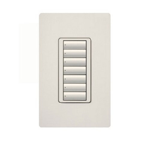 Lutron RRD-W7B Series RadioRA® 2 Maestro® 7-Button Wall-mounted Keypad Turquoise 120 VAC