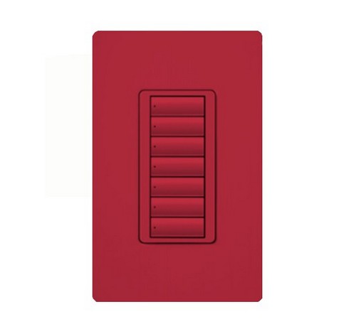 Lutron RRD-W7B Series RadioRA® 2 Maestro® 7-Button Wall-mounted Keypad Turquoise 120 VAC