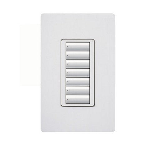 Lutron RRD-W7B Series RadioRA® 2 Maestro® 7-Button Wall-mounted Keypad Turquoise 120 VAC