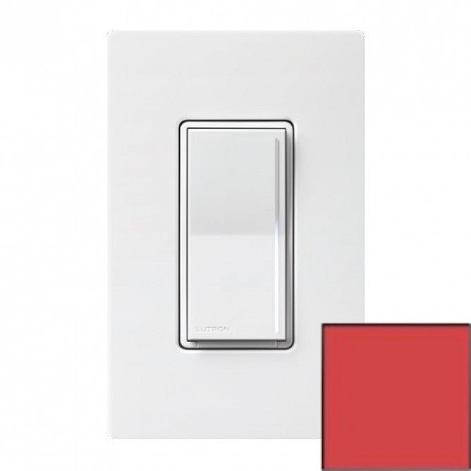 Lutron RRST-RD-SR Lutron RadioRA 3 Sunnata PRO LED + RF Touch Companion Dimmer - Signal Red Finish